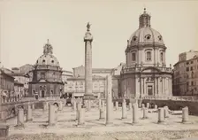 Trajan's Column, late 19th century. Creator: Unknown