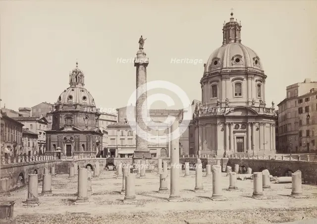 Trajan's Column, late 19th century. Creator: Unknown.