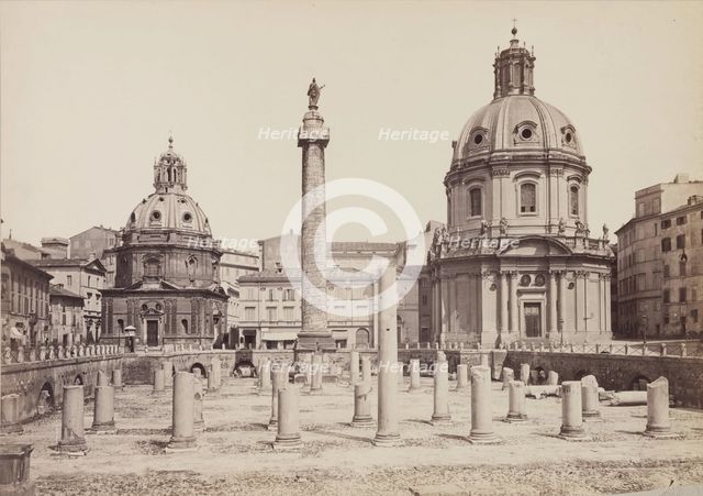 Trajan's Column, late 19th century. Creator: Unknown.