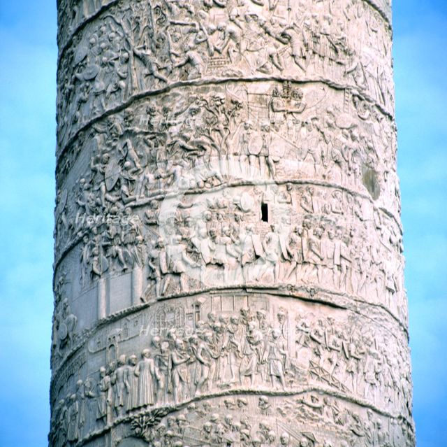 Trajan's column, Rome, 106-113. Artist: Unknown