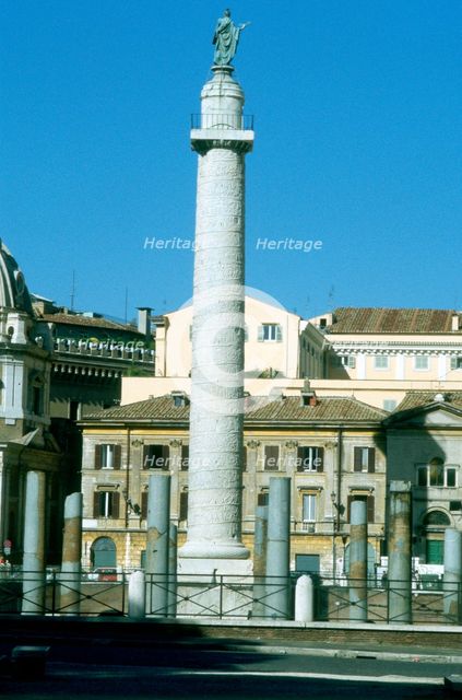 Trajan's column, Rome, 106-113. Artist: Unknown