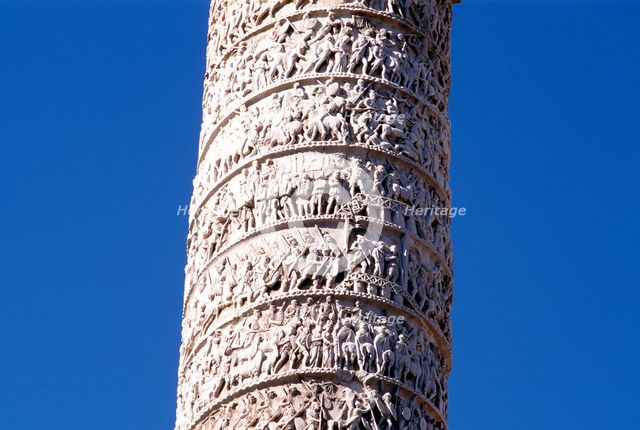 Trajan's column, Rome, 106-113. Artist: Unknown