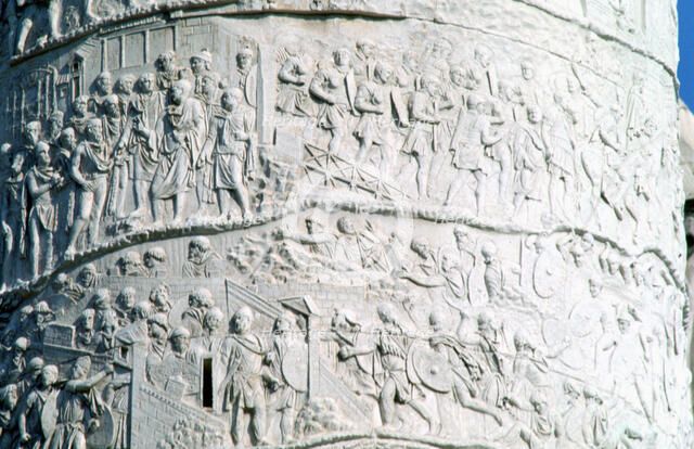 Trajan's Column, Rome, Italy. Artist: A Lorenzini