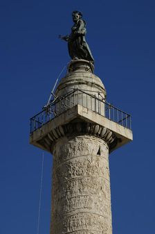 Trajan's Column, Trajan Forum, Rome, Italy, 2nd century (2009). Creator: LTL