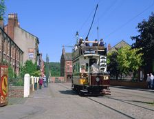 Tram, Beamish Museum, Stanley, County Durham