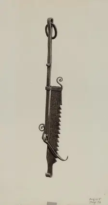 Trammel, c. 1938. Creator: Wellington Blewett