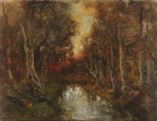 Tramonto (Sunset), 1882-1885. Creator: Mariani, Pompeo (1857-1927)
