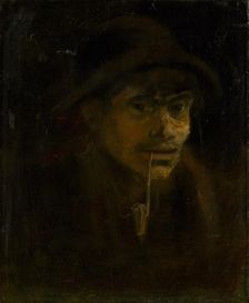 Tramp with a Pipe, 1880-1900. Creator: Ladislav Mednyanszky