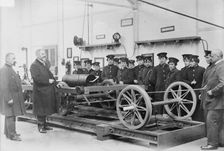 Traning women for street R.R. [i.e., railroad] service Berlin, between 1914 and c1915. Creator: Bain News Service