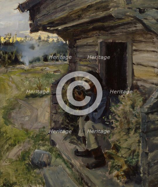 Tranquil Evening, 1890. Creator: Akseli Gallen-Kallela.