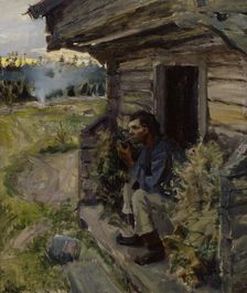 Tranquil Evening, 1890. Creator: Akseli Gallen-Kallela