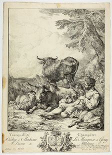 Tranquil Peasant, n.d. Creator: Philip James de Loutherbourg