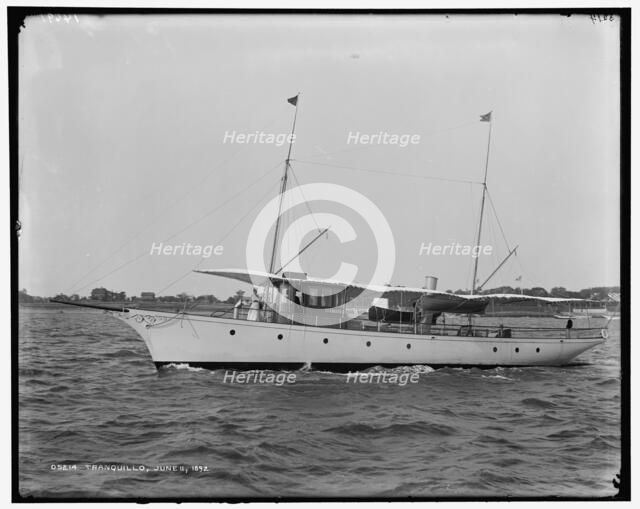 Tranquillo [sic], 1892 June 11. Creator: Unknown.