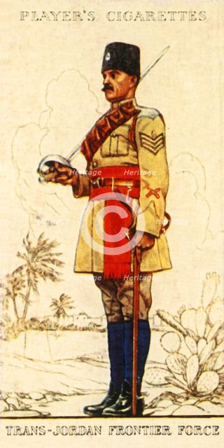 'Trans-Jordan Frontier Force', 1936. Creator: Unknown.