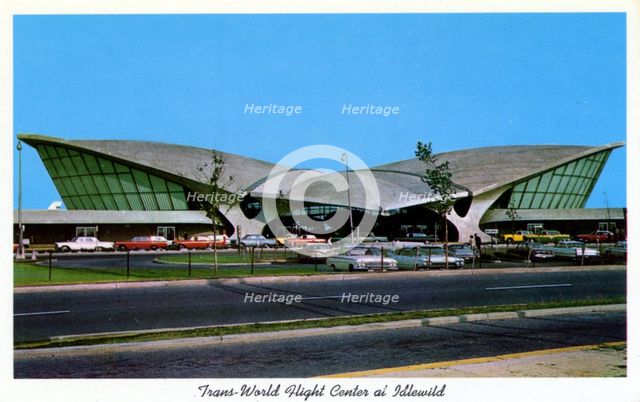 Trans-World Flight Center, Idlewild Airport, New York City, New York, USA, 1962. Artist: Unknown