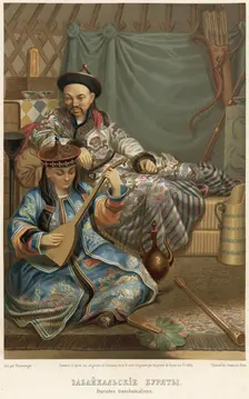 Transbaikal Buryats, 1862. Creator: Karlis Huns