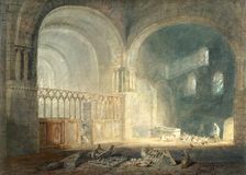 Transept of Ewenny Priory, Glamorganshire 1797. Artist: JMW Turner