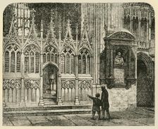 Transept of the Martyrdom, Canterbury Cathedral 1890. Creator: Unknown