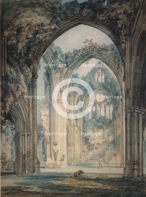 Transept of Tintern Abbey, Monmouthshire, c1794. Artist: JMW Turner.