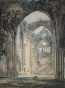 Transept of Tintern Abbey, Monmouthshire, c1794. Artist: JMW Turner