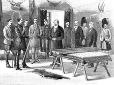 'Transference of the Wallace Sword from Dumbarton Castle to Sterling; Colonel Nightingale, represen Creator: Unknown