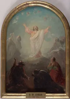 Transfiguration of Christ, altarpiece sketch. Creator: Robert Wilhelm Ekman