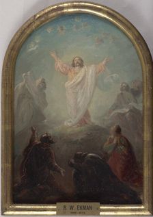 Transfiguration of Christ, altarpiece sketch. Creator: Robert Wilhelm Ekman