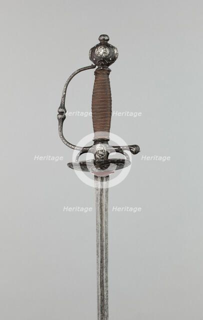 Transitional Rapier, Europe, northern, c. 1660. Creator: Unknown.