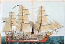 Transitional ship, 1886. Creator: Unknown