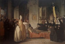 Translation of Saint Francis of Assisi, 1866. Creator: Benito Mercade y Fabregas