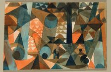 Translucencies, Orange-Blue, 1915. Creator: Paul Klee