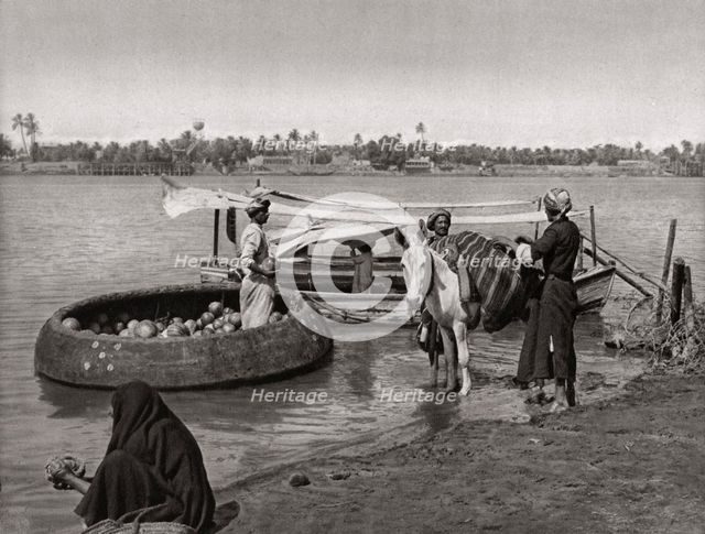 Transport in Iraq, 1925. Artist: A Kerim