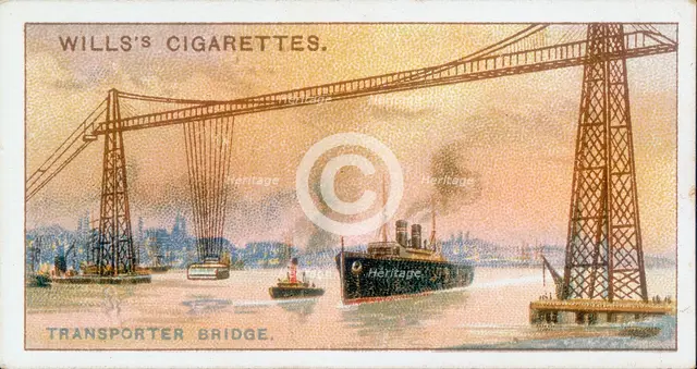 Transporter Bridge, Newport, Wales. Artist: Unknown
