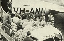 Transporting Prize Rams By Air c1948. Creator: Unknown