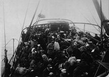 Transporting workers to the mines, 1890. Creator: Unknown