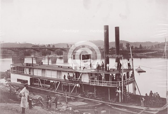 Transports, Tennessee River at Chattanooga, ca. 1864. Creator: Unknown.