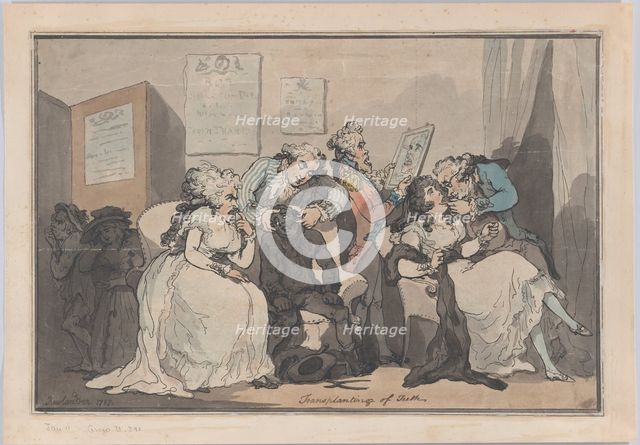 Transplanting of Teeth, 1787., 1787. Creator: Thomas Rowlandson.