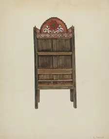 Trastero (chest), c. 1939. Creator: Marjery Parish