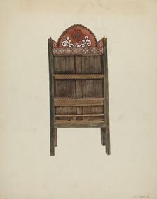 Trastero (chest), c. 1939. Creator: Marjery Parish