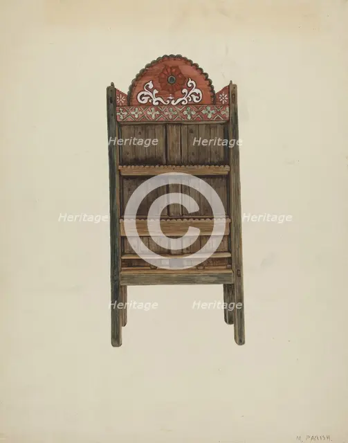 Trastero (chest), c. 1939. Creator: Marjery Parish.