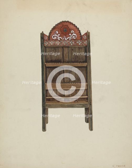 Trastero (chest), c. 1939. Creator: Marjery Parish.