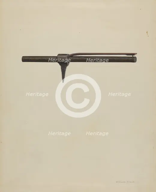 Trap Gun, c. 1936. Creator: William Frank.