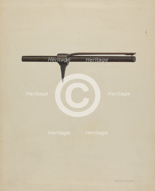 Trap Gun, c. 1936. Creator: William Frank.