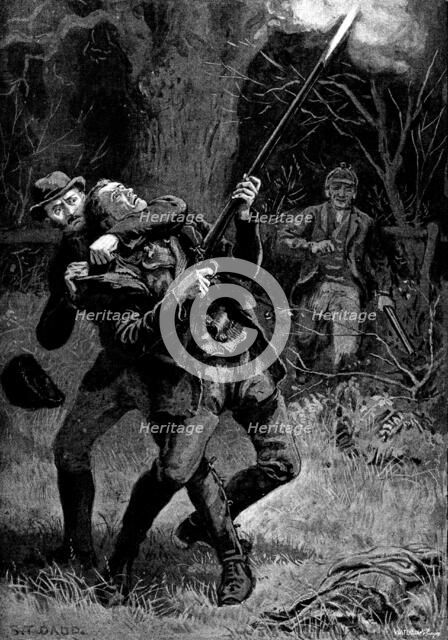 Trapped!, 1890. Creator: Waterlow & Sons.