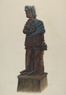 Trapper Indian, 1937. Creator: Al Curry