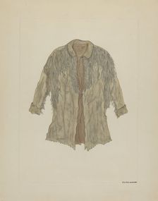 Trapper's Jacket, c. 1937. Creator: Ellen Duncan