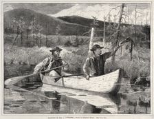 Trapping in the Adirondacks, 1870. Creator: Winslow Homer (American, 1836-1910)