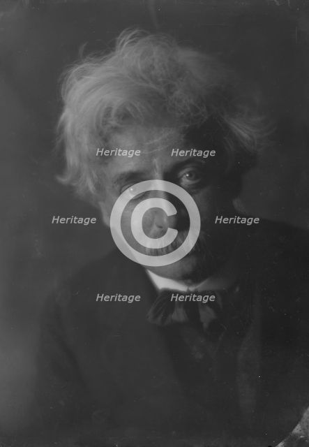 Traubel, Horace, Mr., portrait photograph, 1917 Apr. 28. Creator: Arnold Genthe.