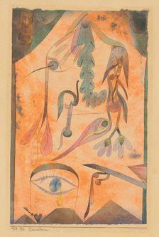 Trauerblumen (Mourning Flowers) , 1917. Creator: Klee, Paul (1879-1940)