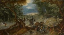 Travallers Attacked by Soldiers. Creator: Jan Brueghel the Elder